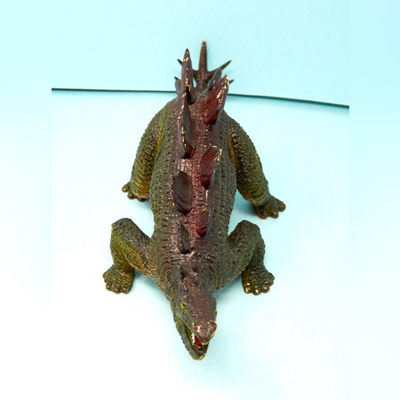 Vintage 1980’s Dinosaur Stegosaurus RARE Toys Jumbo Large Plastic Figure Dino - Picture 9 of 14